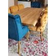 Kép 7/9 - Alien tölgyfa étkezőasztal üveglábakkal Vásárlótól - lavintagehome.hu