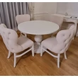 Kép 14/18 - Jersey kerek tölgyfa asztal Vásárlótól - lavintagehome.hu