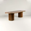 Kép 8/20 - Donald tölgyfa design konferenciaasztal - lavintagehome.hu