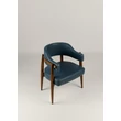 Kép 22/68 - Empero tölgyfa kárpitozott karfás étkezőszék - BŐR kárpit - lavintagehome.hu