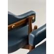 Kép 35/68 - Empero tölgyfa kárpitozott karfás étkezőszék - BŐR kárpit - lavintagehome.hu