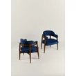 Kép 45/68 - Empero tölgyfa kárpitozott karfás étkezőszék - SWADE kárpit - lavintagehome.hu