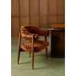 Kép 10/14 - Shelby tölgyfa-márvány kerek étkezőasztal - lavintagehome.hu