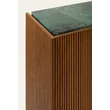 Kép 10/17 - Winston diófa bárszekrény márványlappal LED világítás-lavintagehome.hu