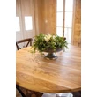 Kép 4/18 - Jersey kerek tölgyfa étkezőasztal fehér lábbal - lavintagehome.hu