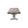 Kép 10/31 - Nirvana tölgyfa étkezőasztal 140cm fehér fenyőlábbal - lavintagehome.hu