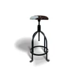 Kép 3/3 - Piano kovácsoltvas bárszék tehénbőrrel kárpitozva - lavintagehome.hu