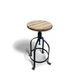 Kép 1/2 - Piano kovácsoltvas alacsony bárszék - lavintagehome.hu