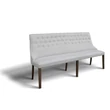Kép 1/7 - Camilla kárpitozott bükkfa étkezőpad 200 cm - lavintagehome.hu