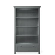 Kép 6/8 - Karisma prémium könyvszekrény Mosott szürke - lavintagehome.hu