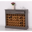 Kép 15/16 - Bortartó szekrény 2 fiókos, 50 palackos - lavintagehome.hu