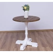 Kép 9/15 - Kerek tömörfa bárasztal fenyőfa lábbal 78 cm - lavintagehome.hu