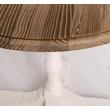 Kép 6/15 - Kerek tömörfa bárasztal fenyőfa lábbal 78 cm - lavintagehome.hu
