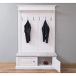 Kép 4/25 - Fenyőfa előszoba bútor ülőkével 2 ajtós tárolóval - lavintagehome.hu