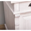 Kép 5/16 - Fenyőfa íróasztal 3 fiókos, 2 ajtós - lavintagehome.hu