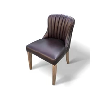 David bükkfa bőr kárpitozott étkezőszék - lavintagehome.hu