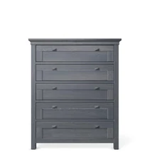 Karisma prémium 5 fiókos magas komód Kékes szürke- lavintagehome.hu