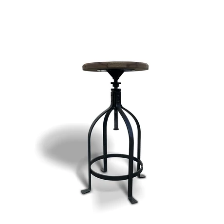 Piano kovácsoltvas magas bárszék  - lavintagehome.hu