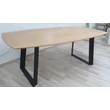 Kép 1/18 - Stratton tölgyfa asztal fémlábbal 200X100cm - lavintagehome.hu