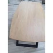 Kép 10/18 - Stratton tölgyfa asztal fémlábbal 200X100cm - lavintagehome.hu