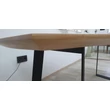 Kép 15/18 - Stratton tölgyfa asztal fémlábbal 200X100cm - lavintagehome.hu