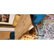 Kép 8/9 - Alien tölgyfa étkezőasztal üveglábakkal Vásárlótól - lavintagehome.hu