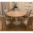 Kép 5/5 - Leila kárpitozott bükkfa étkezőszék Vásárlótól - lavintagehome.hu
