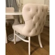 Kép 5/5 - Siena kárpitozott tölgyfa étkezőszék kristálygombokkal Vásárlótól - lavintagehome.hu
