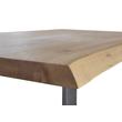 Kép 5/6 - Alien tölgyfa étkezőasztal acél lábakkal - lavintagehome.hu