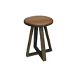 Kép 1/5 - Tonic Low Stool alacsony tölgyfa bárszék - lavintagehome.hu