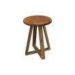 Kép 4/5 - Tonic Low Stool alacsony tölgyfa bárszék - lavintagehome.hu