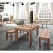 Kép 5/17 - Farmhouse tölgyfa bővíthető étkezőasztal 160 cm - lavintagehome.hu