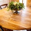 Kép 7/10 - Jersey kerek tölgyfa étkezőasztal fehér lábbal 120 cm raktárról - lavintagehome.hu