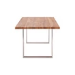 Kép 3/7 - Sasa tölgyfa étkezőasztal rozsdamentes acéllábbal - lavintagehome.hu
