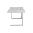 Kép 7/7 - Sasa tölgyfa étkezőasztal rozsdamentes acéllábbal - lavintagehome.hu