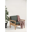 Kép 2/11 - Steekla tölgyfa lounge szék - lavintagehome.hu