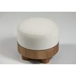Kép 2/4 - Gizmo tölgyfa kárpitozott puff - lavintagehome.hu