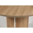 Kép 3/5 - Scar tölgyfa kerek asztal márvánnyal - lavintagehome.hu