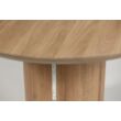 Kép 3/5 - Scar tölgyfa kerek asztal márvánnyal - lavintagehome.hu