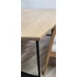 Kép 2/11 - Stratton tölgyfa asztal fémlábbal 200X100cm - lavintagehome.hu