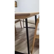 Kép 11/11 - Stratton tölgyfa asztal fémlábbal 200X100cm - lavintagehome.hu