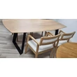 Kép 6/11 - Stratton tölgyfa asztal fémlábbal 200X100cm - lavintagehome.hu
