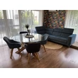 Kép 4/7 - Vásárlói fotó - Rio üveglapos tölgyfa kerek étkezőasztal 140 cm - lavintagehome.hu