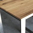 Kép 2/5 - Georg Inox tölgyfa bárasztal - lavintagehome.hu