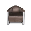 Kép 1/5 - Aero-Konstanz kárpitozott aluminum fotel - lavintagehome.hu