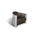Kép 2/5 - Aero-Konstanz kárpitozott aluminum fotel - lavintagehome.hu