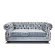 Kép 3/8 - Chesterfield szövet kanapé - lavintagehome.hu