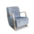 Kép 1/5 - Como kárpitozott fotel acél lábbal - lavintagehome.hu