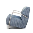 Kép 2/5 - Como kárpitozott fotel acél lábbal - lavintagehome.hu