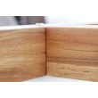 Kép 3/5 - Rio üveglapos tölgyfa étkezőasztal 180 cm - lavintagehome.hu